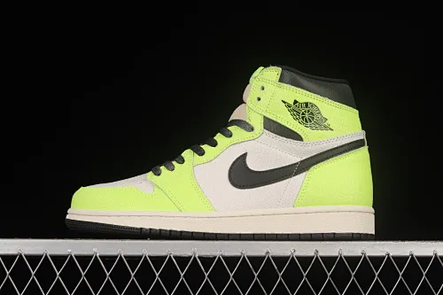All categories Air Jordan Jordan series basketball shoes Air Jordan 1 High Air Jordan 1 High OG "Volt" AJ1 Joe 1 new fluorescent green 555088-702